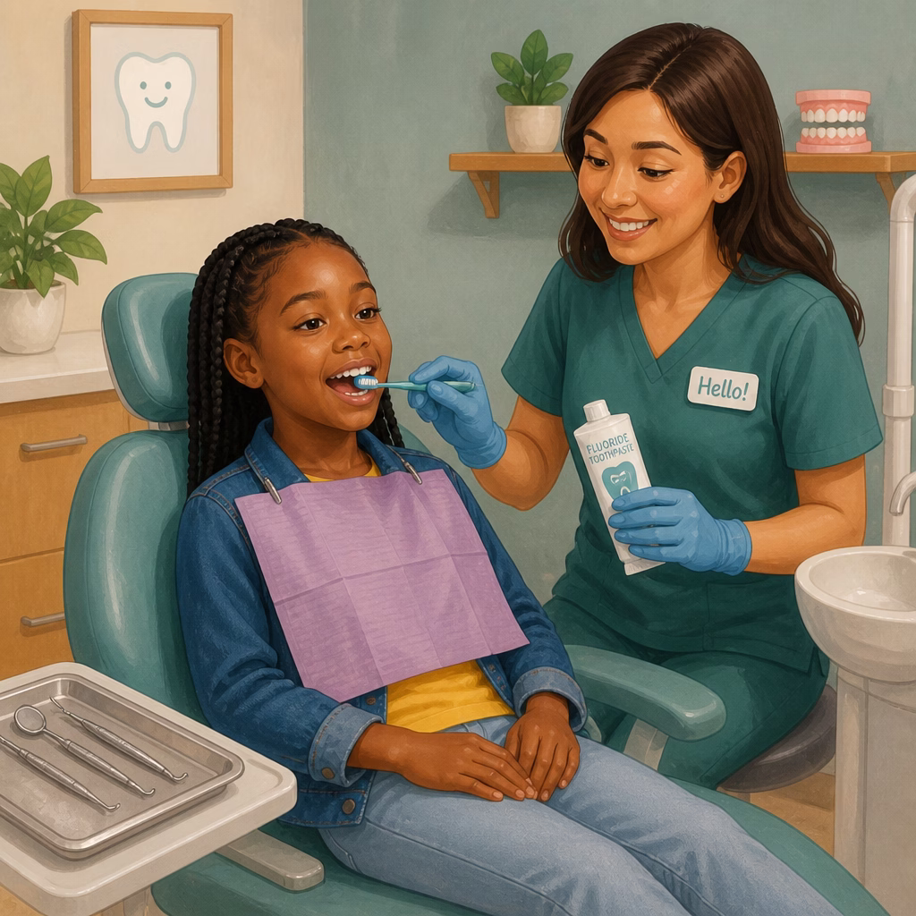 Cleaning teeth